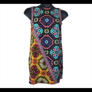 RACHEL RACHEL ROY Tribal Print Sleeveless Shift Dress